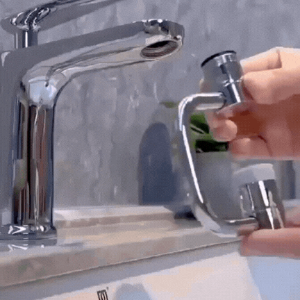 360° Rotating Faucet Extender & Splash Filter