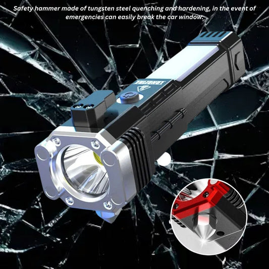 Rechargeable LED Emergency Safety Flashlight