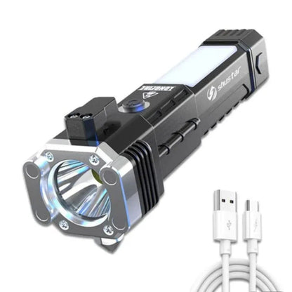 Rechargeable LED Emergency Safety Flashlight
