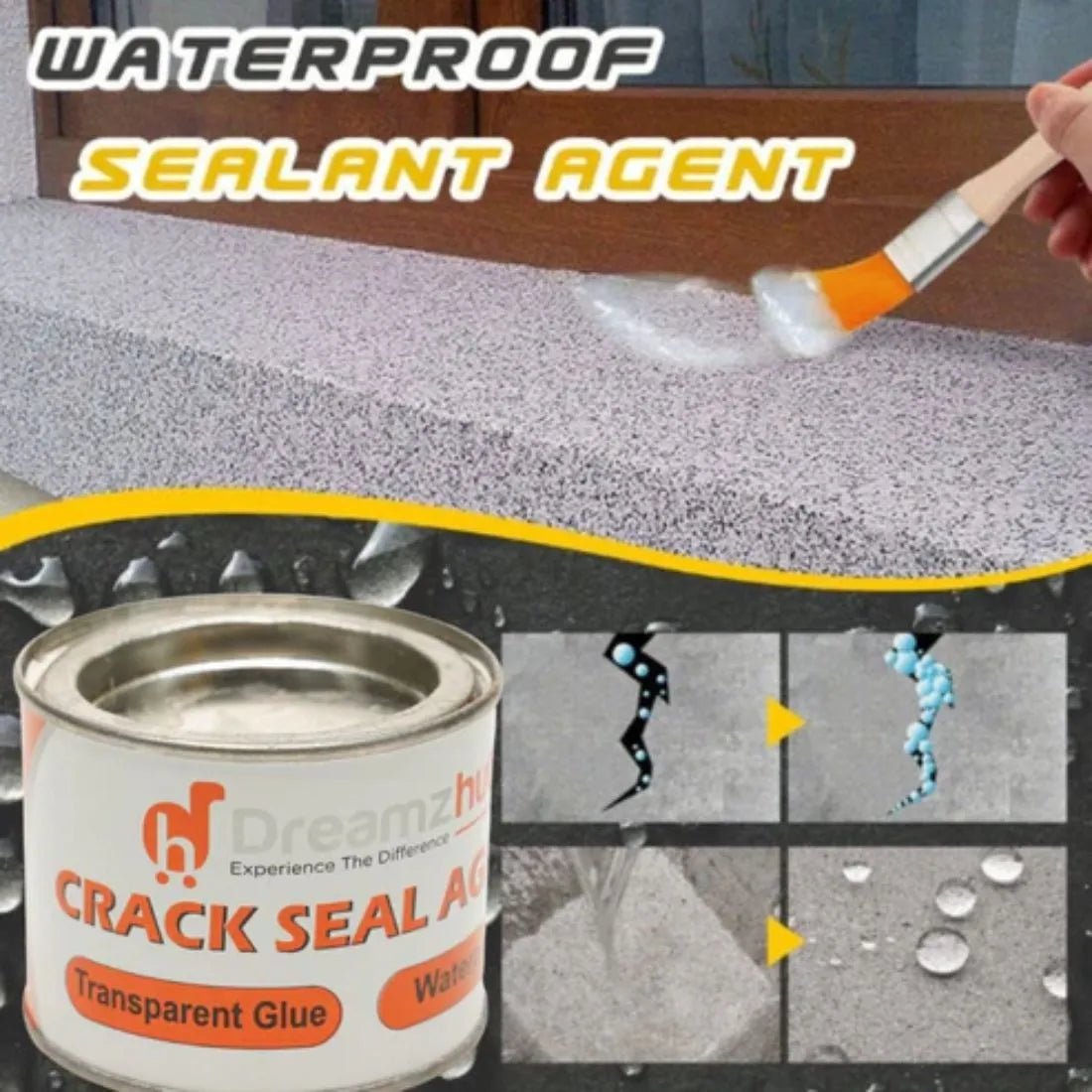 Transparent Waterproof Crack Sealant Agent