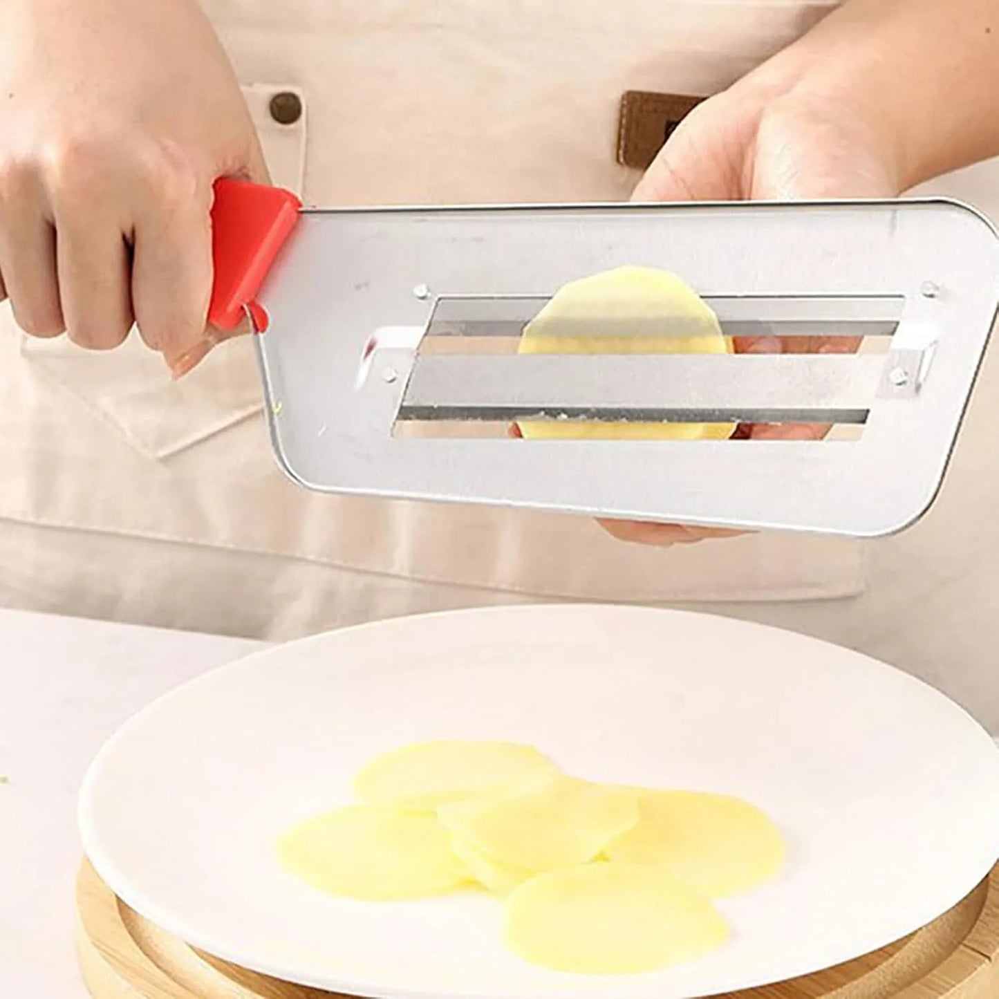 Stainless Steel Adjustable Vegetable & Fruit Slicer