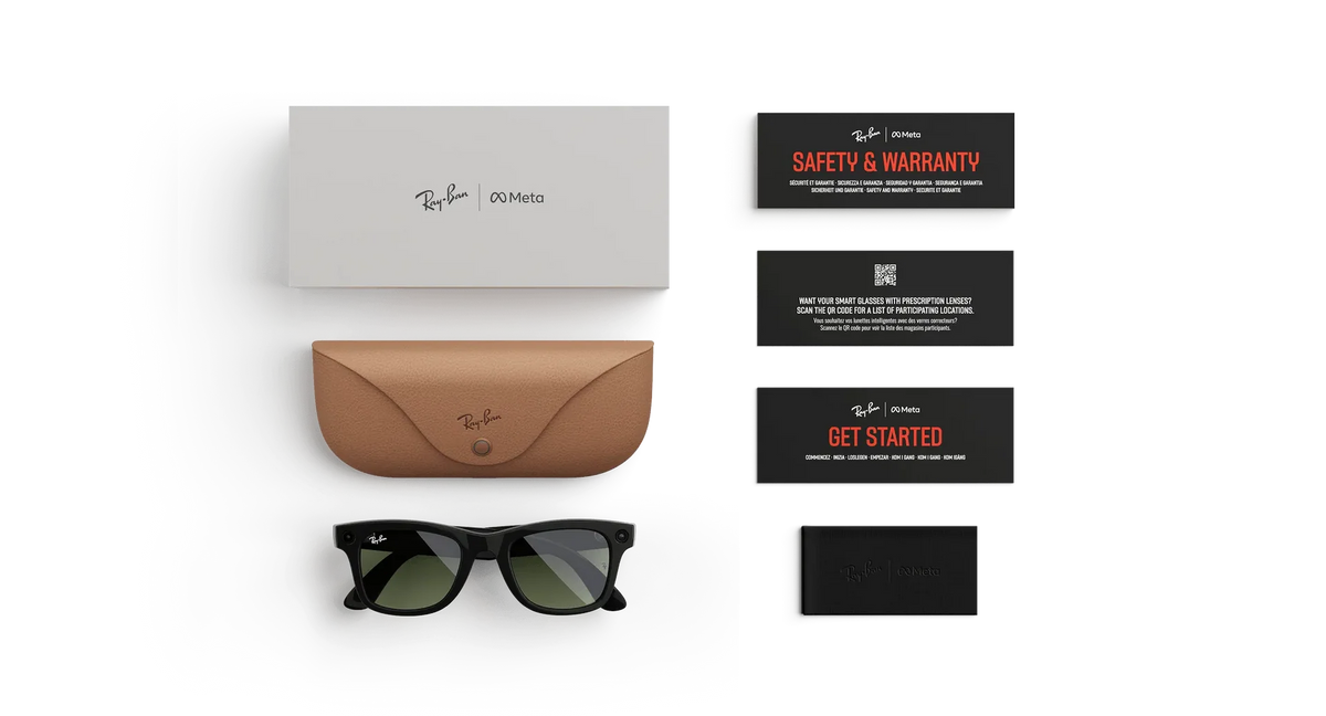 META AI Interpretation Smart Glasses Language Translation, Photochromic Lenses, AI Chat & Hands-Free Audio