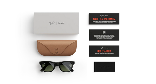 META AI Interpretation Smart Glasses Language Translation, Photochromic Lenses, AI Chat & Hands-Free Audio